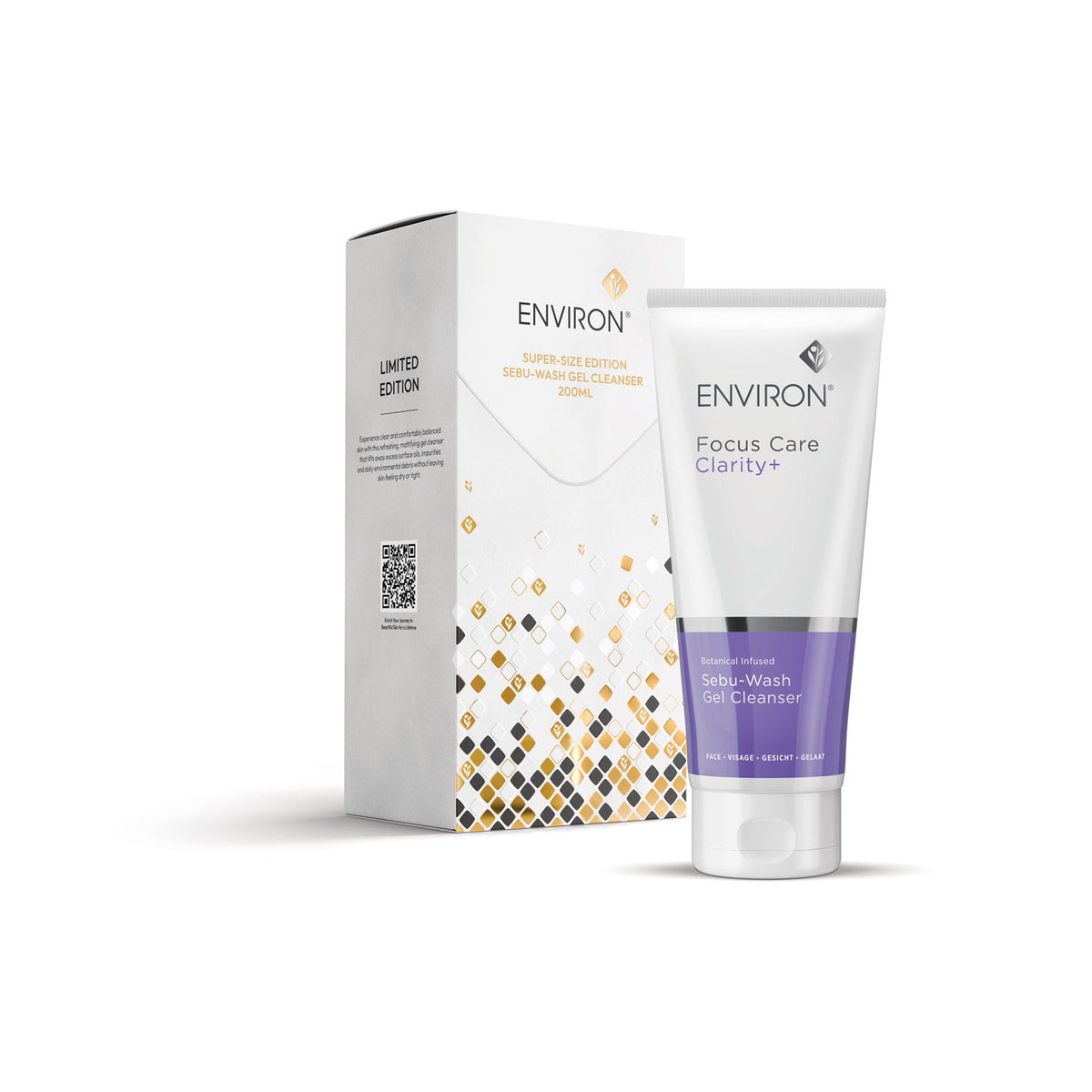 ENVIRON - Focus Care Clarity+ Botanical Infused Sebu-Wash Gel Cleanser - Supersize - Limited Edition