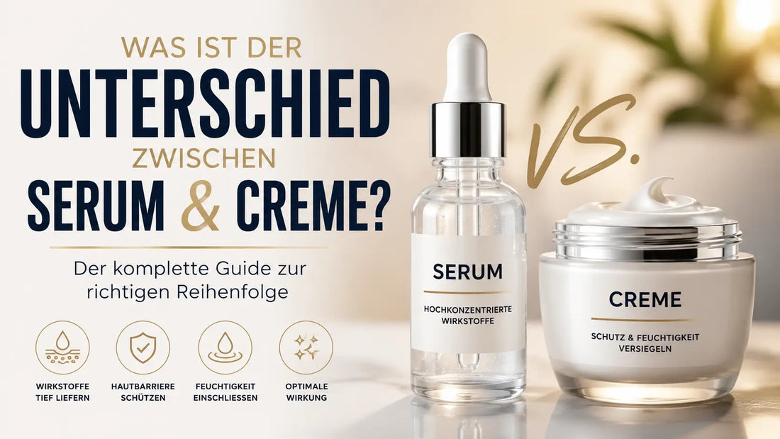 Was ist der Unterschied zwischen Serum und Creme?