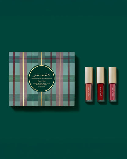 jane iredale - Glaze & Glow ColorLuxe High Impact Lip Glaze Mini Trio - Limited Edition