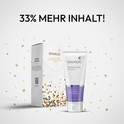 ENVIRON - Focus Care Clarity+ Botanical Infused Sebu-Wash Gel Cleanser - Supersize - Limited Edition