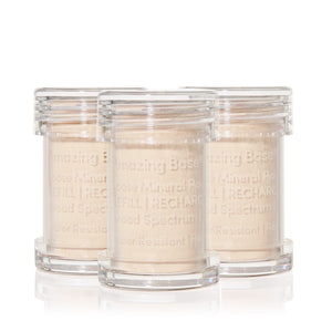 jane iredale Amazing Base Refillable Brush – Ivory – 3er Refill – Foundation-Nachfüllpackung