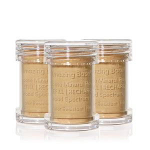 jane iredale Amazing Base Refillable Brush – Latte – 3er Refill – Foundation-Nachfüllpackung