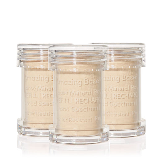 jane iredale - Amazing Base Refillable Brush - Light Beige - 3er Refill