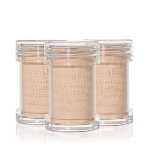 jane iredale Amazing Base Refillable Brush – Natural – 3er Refill – Foundation-Nachfüllpackung