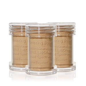 jane iredale Amazing Base Refillable Brush – Riviera – 3er Refill – Foundation-Nachfüllpackung