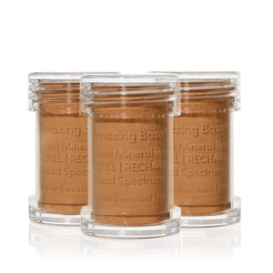 jane iredale Amazing Base Refillable Brush – Velvet – 3er Refill – Foundation-Nachfüllpackung