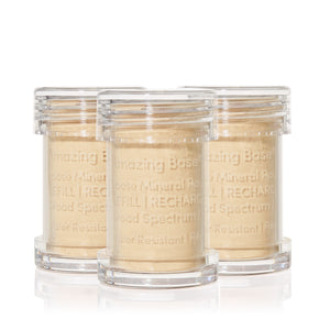 jane iredale Amazing Base Refillable Brush – Warm Silk – 3er Refill – Foundation-Nachfüllpackung