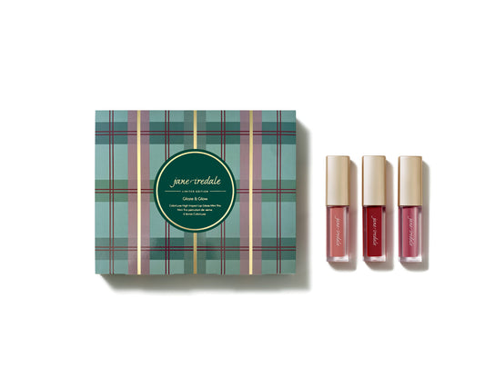 jane iredale - Glaze & Glow ColorLuxe High Impact Lip Glaze Mini Trio - Limited Edition